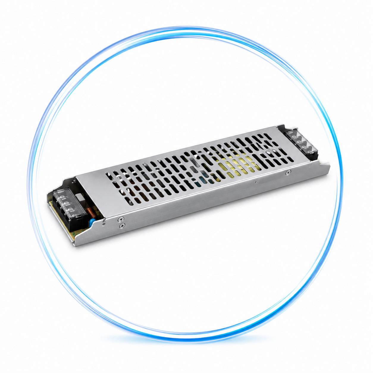 Nguồn dẹt thiết kế mỏng gọn cho LED và thiết bị không gian hẹp